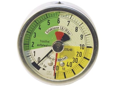 Holder Manometer Ø 100 mm, Betriebsdruck 0 bis 60 bar, 029246 Holder Manometer Ø 100 mm, Betriebsdruck 0 bis 60 bar, 029246