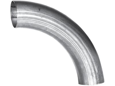 Hücobi Stahlrohrbogen, 90 °, schwarz, Stahl, langgezogen Hücobi Stahlrohrbogen, 90 °, schwarz, Stahl, langgezogen