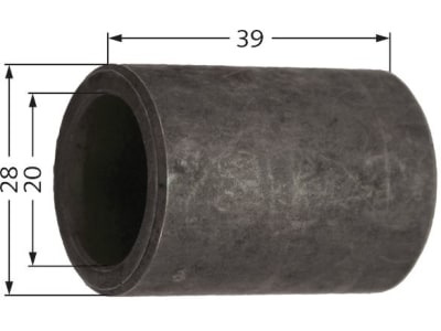 Industriehof® Buchse 39 x 4 mm, Ø innen 20 mm, Ø außen 28 mm, für Taarup, Tim Rübenroder Schlegel komplett Länge 210 mm (Best. Nr. 10075889), 63-TAA-05 Industriehof® Buchse 39 x 4 mm, Ø innen 20 mm, Ø außen 28 mm, für Taarup, Tim Rübenroder Schlegel komplett Länge 210 mm (Best. Nr. 10075889), 63-TAA-05
