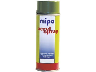 Mipa Lackspray tiefschwarz glänzend RAL 9005, 400 ml, Acryl