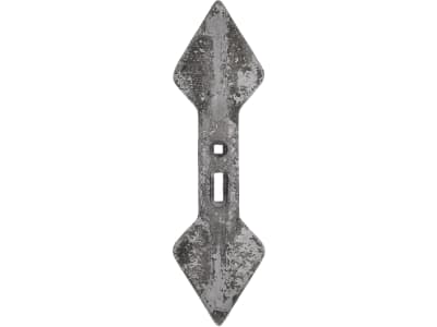 Doppelherzschar, Breite 180 mm, Abstand Bohrungen 45 – 75 mm, mit Langloch Doppelherzschar, Breite 180 mm, Abstand Bohrungen 45 – 75 mm, mit Langloch