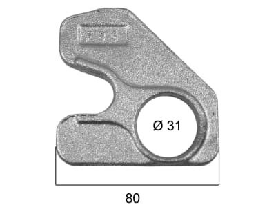 Lager, 80 x 82 mm, Ø innen 31 mm, für Zentralverriegelung