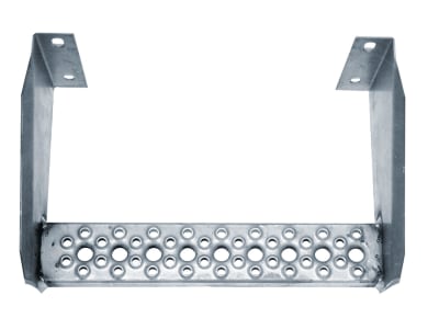 Auftrittwinkel Breite 340 mm, verzinkt, geschraubt Auftrittwinkel Breite 340 mm, verzinkt, geschraubt