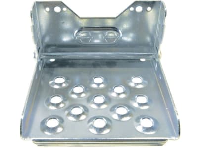 Klapptritt mit Trittfläche B x T 165 x 150 mm, verzinkt, zum Anschrauben, ohne Schrauben Klapptritt mit Trittfläche B x T 165 x 150 mm, verzinkt, zum Anschrauben, ohne Schrauben
