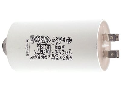 E-Kondensatoren 20 µF, Länge 103 mm, Gewinde M 8