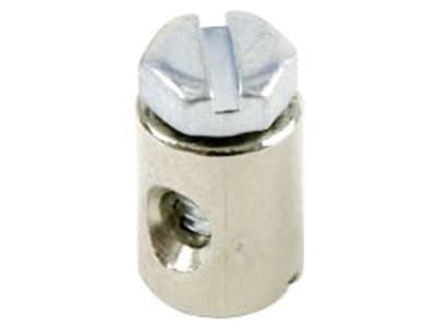Schraubnippel Ø Schaft 7 mm, Länge 9 mm, montiert, mit Sechskantschraube M 4 x 7 Schraubnippel Ø Schaft 7 mm, Länge 9 mm, montiert, mit Sechskantschraube M 4 x 7