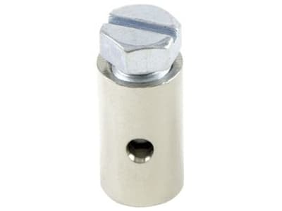Schraubnippel Ø Schaft 8 mm, Länge 15 mm, montiert, mit Sechskantschraube M 6 x 10 Schraubnippel Ø Schaft 8 mm, Länge 15 mm, montiert, mit Sechskantschraube M 6 x 10