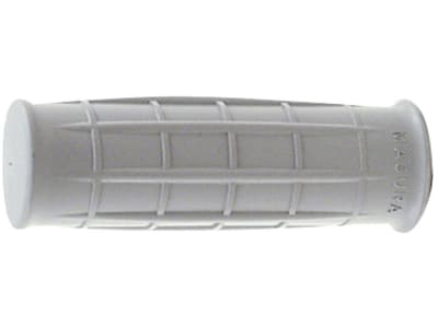Handgriff einseitig offen, 123 mm, Ø Rohr 33 – 34 mm, Wandstärke 2,50 mm, silbergrau, Kunststoff Handgriff einseitig offen, 123 mm, Ø Rohr 33 – 34 mm, Wandstärke 2,50 mm, silbergrau, Kunststoff