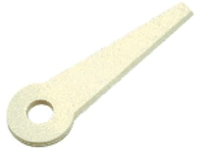 Ersatzmesser 106 mm Bohrung 12,2 mm Kunststoff für Mähkopf mit 12 Messern, 12 St. Ersatzmesser 106 mm Bohrung 12,2 mm Kunststoff für Mähkopf mit 12 Messern, 12 St.