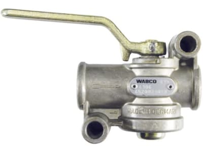 Wabco Absperrhahn, mit Entlüftung, beidseitig drehbar 90°, M 22 x 1,5, 452 002 132 0