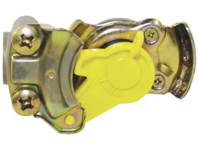 Wabco Kupplungskopf gelb, für Anhänger, 2-Kreis-Anlage, Bremse, M 22 x 1,5 IG, 452 200 012 0 Wabco Kupplungskopf gelb, für Anhänger, 2-Kreis-Anlage, Bremse, M 22 x 1,5 IG, 452 200 012 0