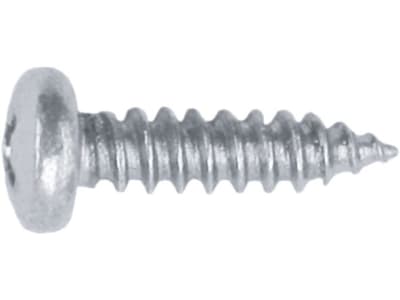 Blechschraube DIN 7981, verzinkt; blau passiviert (A2K), Linsenkopf mit Kreuzschlitz Blechschraube DIN 7981, verzinkt; blau passiviert (A2K), Linsenkopf mit Kreuzschlitz