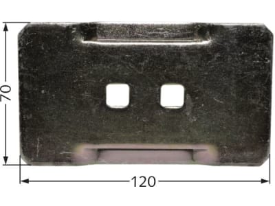 Rau Abstreifer 120 x 70 mm für Zahnpackerwalze, RG00029743 Rau Abstreifer 120 x 70 mm für Zahnpackerwalze, RG00029743