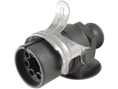 Herth + Buss EBS-Stecker 7-polig, 24 V, Schraubanschluss, mit Aderendhülsen, Zugentlastung, Trompetenkappe, Manteldichtung, 51 305 557 Herth + Buss EBS-Stecker 7-polig, 24 V, Schraubanschluss, mit Aderendhülsen, Zugentlastung, Trompetenkappe, Manteldichtung, 51 305 557