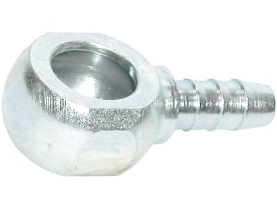 Ringnippel gerade, mit Schlüsselfläche, Ø Ring 14 mm, für Polyamidrohr 8 mm