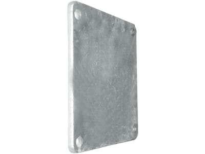 Hücobi Blindflansch, 180 x 180 mm, 4–6", Stahl, verzinkt, 8024 100000 Hücobi Blindflansch, 180 x 180 mm, 4–6", Stahl, verzinkt, 8024 100000