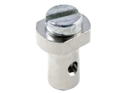 Schraubnippel Ø Kopf 8 mm, Ø Schaft 6 mm, Länge 13 mm, montiert, mit Schraube M 4 x 9,5 mm Schraubnippel Ø Kopf 8 mm, Ø Schaft 6 mm, Länge 13 mm, montiert, mit Schraube M 4 x 9,5 mm