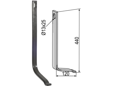 Industriehof® Stützfeder 440 x 12 x 32 mm, für universal, Spurlockerzinken mit Schar (Best. Nr. 10075571), 10.5004/2 Industriehof® Stützfeder 440 x 12 x 32 mm, für universal, Spurlockerzinken mit Schar (Best. Nr. 10075571), 10.5004/2