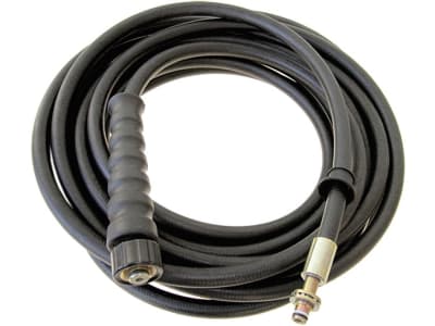 Hochdruckschlauch "1 SN", NW 6, 10 m, Drehstecknippel 11 mm; Überwurfmutter M 22 x 1,5, schwarz, für Kärcher Hochdruckschlauch "1 SN", NW 6, 10 m, Drehstecknippel 11 mm; Überwurfmutter M 22 x 1,5, schwarz, für Kärcher