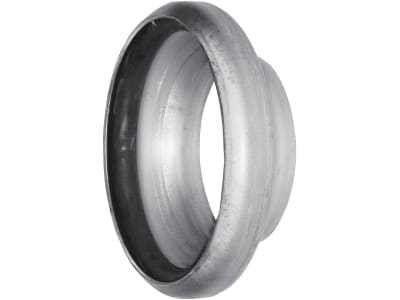 Hücobi V-Kupplung "Bauer", schwarz, zum Anschweißen, mit Gummiring Hücobi V-Kupplung "Bauer", schwarz, zum Anschweißen, mit Gummiring