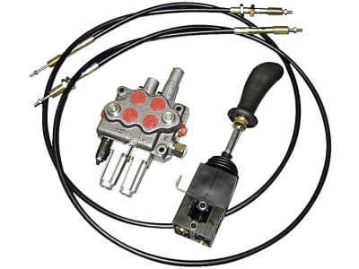 Einhebelsteuerventil dw/dw+S, 45 l/min, Einhebelsteuerung mit 2 Seilzügen 2.000 mm Einhebelsteuerventil dw/dw+S, 45 l/min, Einhebelsteuerung mit 2 Seilzügen 2.000 mm