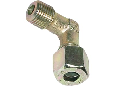 Winkel-Einschraubverschraubung "WE-SM" schwer, RA 12, M 18 x 1,5 kegelig, 90 °, Abdichtung Kegelgewinde Winkel-Einschraubverschraubung "WE-SM" schwer, RA 12, M 18 x 1,5 kegelig, 90 °, Abdichtung Kegelgewinde