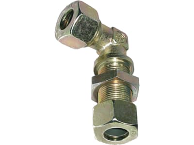 Winkel-Schottverschraubung "WSV-S" schwer, RA 12, M 20 x 1,5 AG, 90 ° Winkel-Schottverschraubung "WSV-S" schwer, RA 12, M 20 x 1,5 AG, 90 °