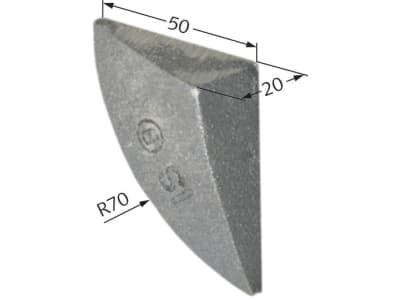 Industriehof® Säschar 20 x 50 x 35 mm, ohne Loch für Isaria 6000, 6050, EURODRILL, DKA, DK, 99.IS-03