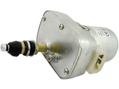 Scheibenwischermotor 12 V, Wischwinkel 105 °, 65 mm, Ø Welle 8 mm x M 6 für Deutz Scheibenwischermotor 12 V, Wischwinkel 105 °, 65 mm, Ø Welle 8 mm x M 6 für Deutz