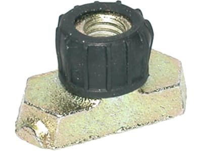 Tragschienenmutter für Tragschiene für Hydraulikrohrschellen ein- und zweifach Tragschienenmutter für Tragschiene für Hydraulikrohrschellen ein- und zweifach
