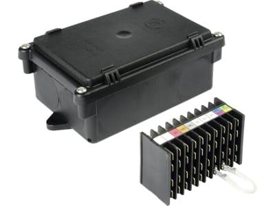 Herth + Buss Abzweigdose 12-polig, Ein-/Ausgänge 0/0, 76 x Flachsteckanschluss 6,3 mm 8 x 4 + 3 x 8 + 1 x 20, 50 290 024 Herth + Buss Abzweigdose 12-polig, Ein-/Ausgänge 0/0, 76 x Flachsteckanschluss 6,3 mm 8 x 4 + 3 x 8 + 1 x 20, 50 290 024