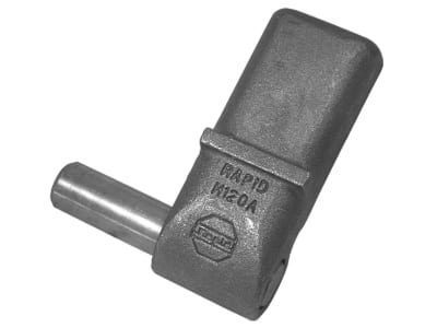 Bordwandscharnier, 20 mm x 100 mm, schwer, mit Wellenstück, für Bordwand mit Zentralverriegelung Bordwandscharnier, 20 mm x 100 mm, schwer, mit Wellenstück, für Bordwand mit Zentralverriegelung