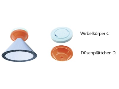 Agrotop Düsenplättchen Düsengröße D4 für "Hohlkegeldüse DC", 13157