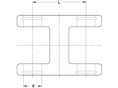 Walterscheid Doppelgabel "DOPG" W 2600, d 42 mm, L 130 mm, 1320815