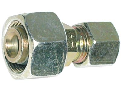 Reduzierverschraubung "KOR-L/S", leicht/schwer, gerade, vormontiert, Stutzen L 18, RA S 16, M 26 x 1,5 IG/M 24 x 1,5 AG Reduzierverschraubung "KOR-L/S", leicht/schwer, gerade, vormontiert, Stutzen L 18, RA S 16, M 26 x 1,5 IG/M 24 x 1,5 AG