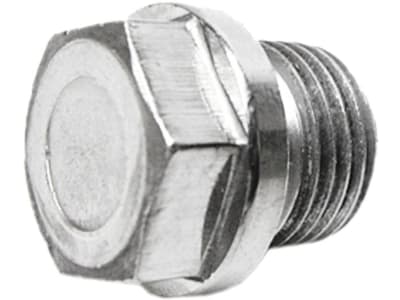 Verschlussschraube R 3/8", 12 mm, DIN 910, zöllig, zylindrisch, Sechskant, Einschraubzapfen Form A (DIN 3852)