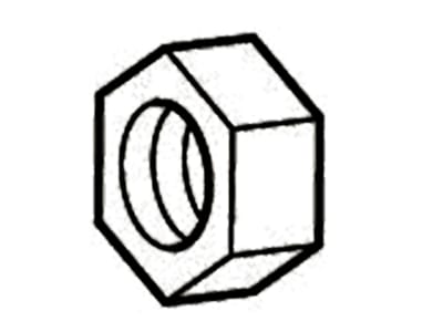 Walterscheid Sechskantmutter, DIN 934 M 12 x 1,25, für Reibkupplungen KFK90/4, K90/4T, FK90/4T, 1123593