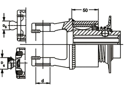 Walterscheid Freilaufkupplung "F5/1 Weitwinkel" Walterscheid Freilaufkupplung "F5/1 Weitwinkel"
