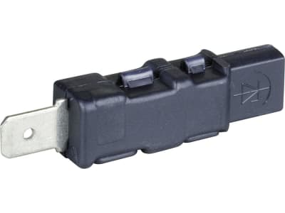 Herth + Buss Diode 1 A 400 V, 1 x Flachsteckanschluss 6,3 mm; 1 x Flachsteckhülse 6,3 mm, 50 292 030 Herth + Buss Diode 1 A 400 V, 1 x Flachsteckanschluss 6,3 mm; 1 x Flachsteckhülse 6,3 mm, 50 292 030