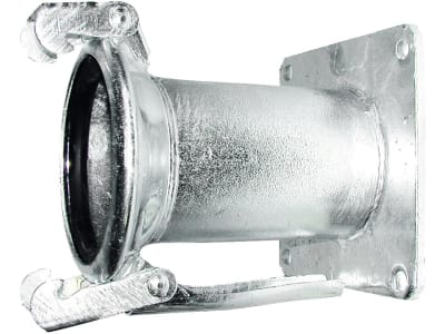 Hücobi MT-Kupplung "Italienisches System", verzinkt, mit gebohrtem 4-Eckflansch Hücobi MT-Kupplung "Italienisches System", verzinkt, mit gebohrtem 4-Eckflansch