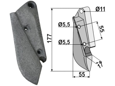Industriehof® Säschar 177 x 55 mm für Hassia, 99.HA-04 Industriehof® Säschar 177 x 55 mm für Hassia, 99.HA-04