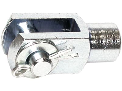 Gabelgelenk "GG 12/24", M 12 x 1,75, DIN 71751, Stahl, verzinkt