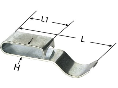 Herth + Buss Klemmschelle 43 x 5 mm, L1 22 mm, DIN 17222, 50 266 233 Herth + Buss Klemmschelle 43 x 5 mm, L1 22 mm, DIN 17222, 50 266 233