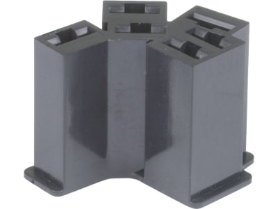 Herth + Buss Steckgehäuse 6-polig, 6 x Flachsteckhülse 6,3 mm, 50 290 401