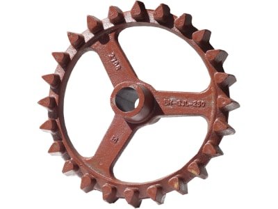 Industriehof® Crosskillring für Welle rund, 40 mm, Ø außen 350 mm, Breite Nabe 120 mm, Laufbreite 60 mm, Sphäroguss (GGG50), 316-502 Industriehof® Crosskillring für Welle rund, 40 mm, Ø außen 350 mm, Breite Nabe 120 mm, Laufbreite 60 mm, Sphäroguss (GGG50), 316-502