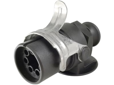 Herth + Buss EBS-Stecker 7-polig, 24 V, Crimpverbinder, mit Zugentlastung, gedrehten Kontakten, Trompetenkappe, Manteldichtung, 51 305 551 Herth + Buss EBS-Stecker 7-polig, 24 V, Crimpverbinder, mit Zugentlastung, gedrehten Kontakten, Trompetenkappe, Manteldichtung, 51 305 551