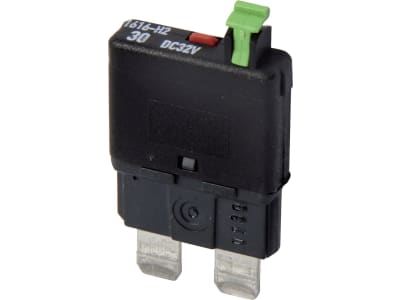 Herth + Buss Sicherungsautomat 30 A/32 V rohrgrün, B x H x T 20 x 35,9 x 6 mm, 50 295 916
