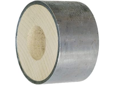 Industriehof® Holzlager 28 x 70 x 40 mm mit Metallring, für Krümlerwalze, 31-0152