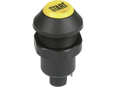 Herth + Buss Druckknopfschalter "Start", 2 x Flachsteckanschluss 6,3 mm, 12 V 20 A; 24 V 10 A, 70 490 177 Herth + Buss Druckknopfschalter "Start", 2 x Flachsteckanschluss 6,3 mm, 12 V 20 A; 24 V 10 A, 70 490 177