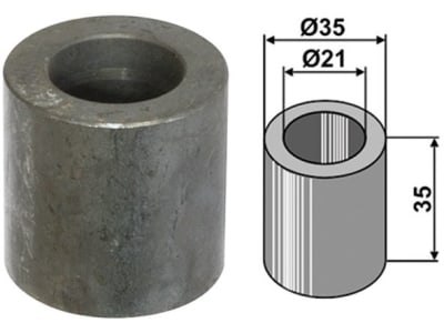 Industriehof® Buchse 35 x 7 mm, Ø innen 21 mm, Ø außen 35 mm, für Doppstadt, Epoke, Willibald, 63-EPO-84 Industriehof® Buchse 35 x 7 mm, Ø innen 21 mm, Ø außen 35 mm, für Doppstadt, Epoke, Willibald, 63-EPO-84